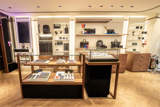 The new shop allows clients to discover the world of Montblanc and explore the Maison’s offering across product categories including writing instruments, watches, leather goods, new technologies and accessories. (Photo by Montblanc)