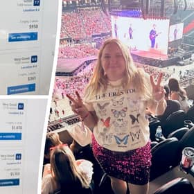 A Taylor Swift fan has been left fuming after hotel prices near a gig tripled in 30 minutes