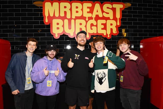 MrBeast launched a Burger chain after the pandemic. (Credit: Getty Images)