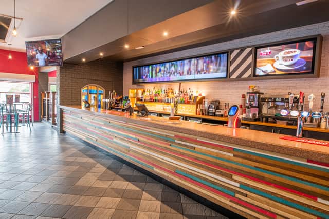 The bar and diner is serving American-style classics directly to the lanes and course. Picture by Hollywood Bowl Group