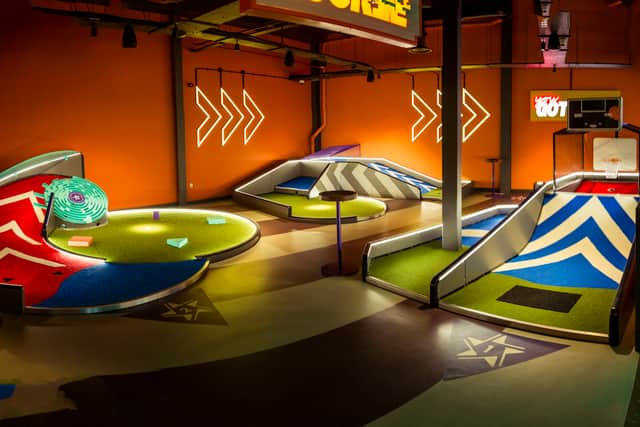 The two golf-courses offers different challenges for rookies and masters alike.