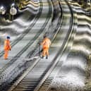 Works up upgrade a major train route will take place over the next two months. Picture by Network Rail