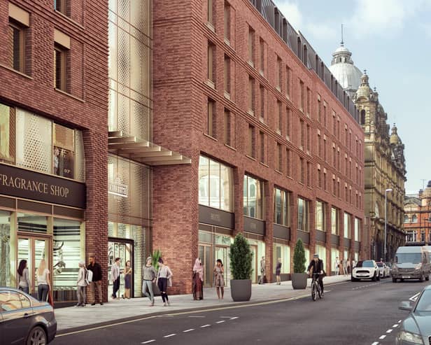 Plans for a new hotel on George Street opposite Leeds Kirkgate Market has been submitted to the council. Picture by Leeds City Council