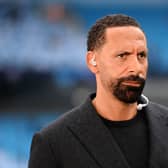 Rio Ferdinand joined rivals Manchester United in 2002. The former defender is now a regular pundit, podcaster and documentary-maker.