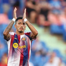 Leeds United’s record sale Raphinha joined Barcelona in 2022.