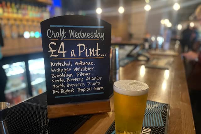 The pool bar serves craft beers for as little as £4 on Wednesdays. Picture by National World