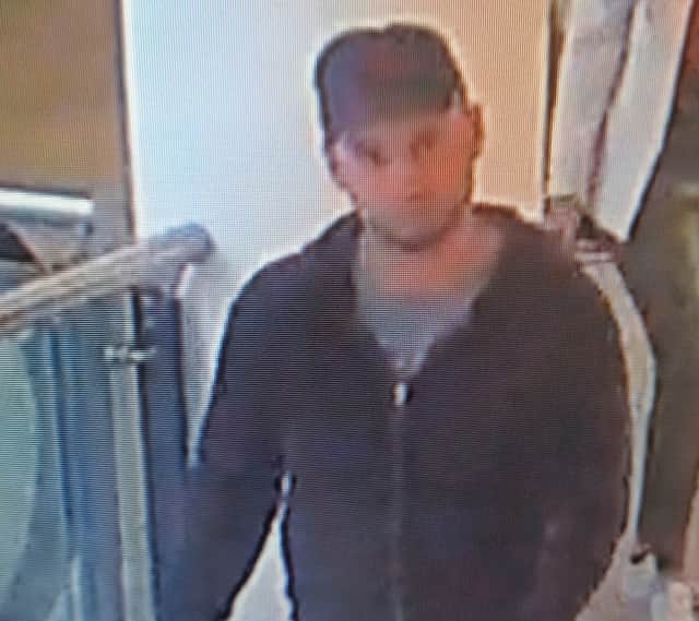 Police have released an image of the man they want to identify. Picture by West Yorkshire Police