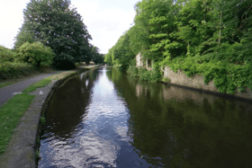 Police were called to the canal in Elland near Halifax Road on Tuesday to reports of man having been pulled from the water. Picture by Google