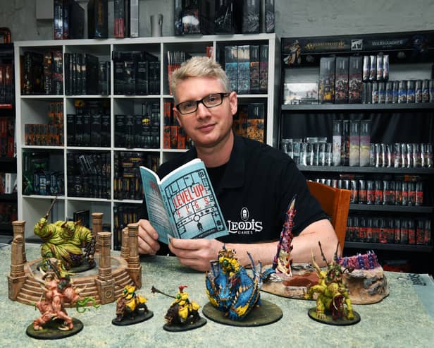 Neils book Leveling Up: Forging Leodis Games Success, tells the story of the games shop from its foundation, through the pandemic and beyond. Picture by Jonathan Gawthorpe