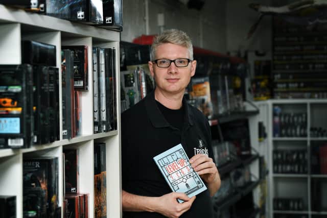 Expecting to sell adequately, and at least break the top 100, Neil was in for a real surprise when the book was made available in early September. Picture by Jonathan Gawthorpe