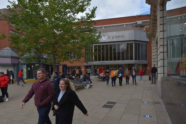 St Johns Shopping Centre in Leeds claimed the award for ‘Best Daytime Shopping Centre Security for the second year running. Picture by Knight Frank / SWNS