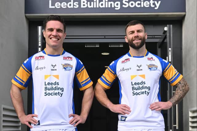 Leeds Rhinos signings Brodie Croft and Andy Ackers. © MATTHEW MERRICK PHOTOGRAPHY