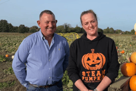 The Pick-Your-Own Pumpkin Patch at Bert’s Barrow Farm in Hillam