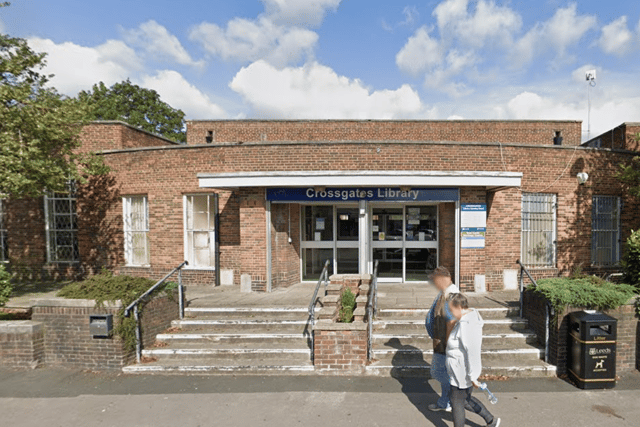 A petition to save the old Crossgates Library has passed 1,100 signatures. Picture by Google
