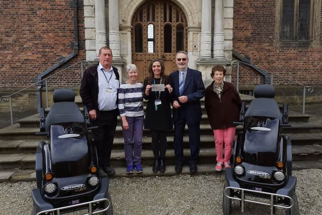 Friends of Temple Newsam Park has raised over £17,000 to purchase two new mobility scooters for disabled visitors to use when enjoying the park. Picture by Friends of Temple Newsam Park
