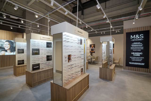 The largest M&S Opticians in the UK has opened its doors in Leeds White Rose. Picture by Marks & Spencer