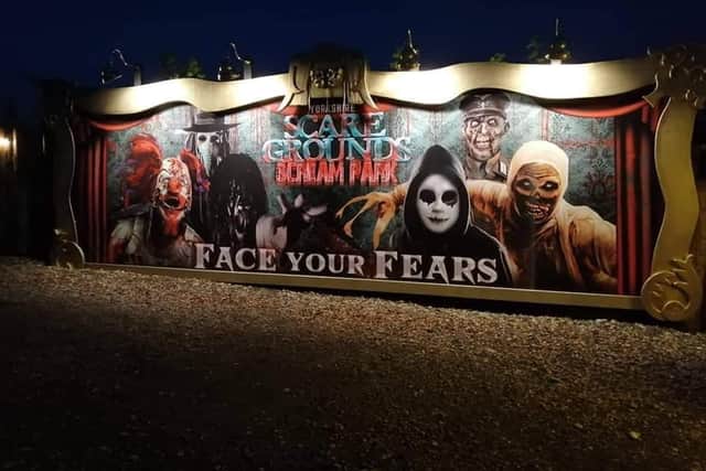 Facing your fears at Yorkshire Scare Grounds, on Hell Lane, in Wakefield.