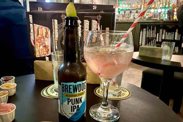 We enjoyed the rhubarb gin & tonic as well as the wide selection of alcoholic and alcohol free beer. Picture by National World