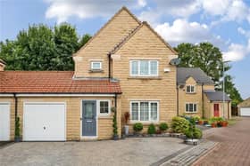 This stunning three bedroom detached home on The Sycamores in Barwick in Elmet in Leeds is on the market with Manning Stainton for £450,000.