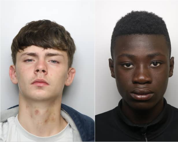Michael Illingworth, 14; Solomon Agyemang, 13; and another 14-year-old boy are all missing from home. Picture by West Yorkshire Police