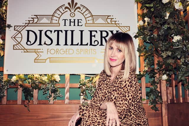 Actress Katherine Kelly cut the ribbon officially opening The Distillery by Forged Spirits.
