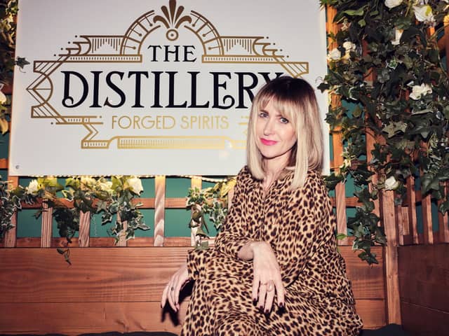 Actress Katherine Kelly cut the ribbon officially opening The Distillery by Forged Spirits.