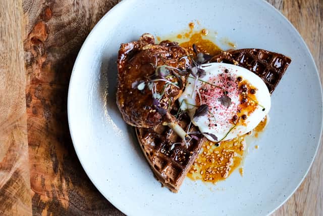 The restaurant is now serving brunch on the weekends.