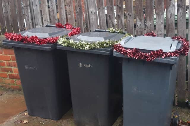 Leeds City Council has revealed when bins will be collected this Christmas. Picture by Leeds City Council