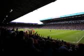 Leeds United fans pictured supporting their beloved team at Elland Road.