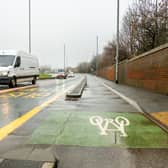 Leeds City Council announced the opening of a new cycle track. Picture: James Hardisty