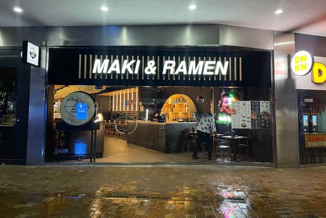 The new restaurant in Leeds is Maki & Ramens second England site. Picture by National World 
