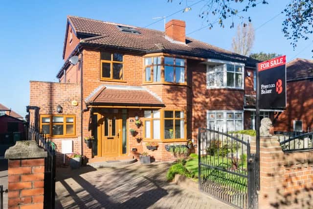A five bedroom semi-detached home on the Cross Gates Ring Road is for sale with Preston Baker for £425,000.