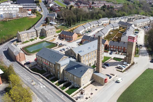 The Grade II listed former mill has been converted into a range of townhouses and homes.