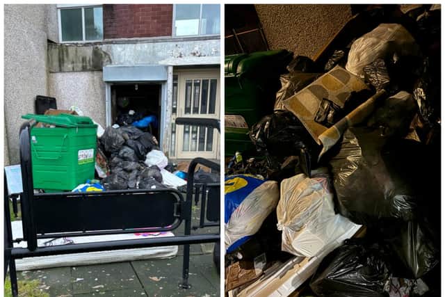 Residents at Neath Gardens have complained after their bins were not collected for five weeks.
