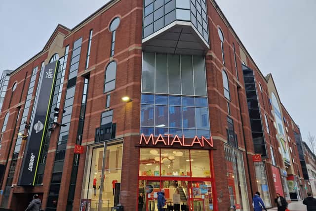The Matalan store in Leeds city centre.