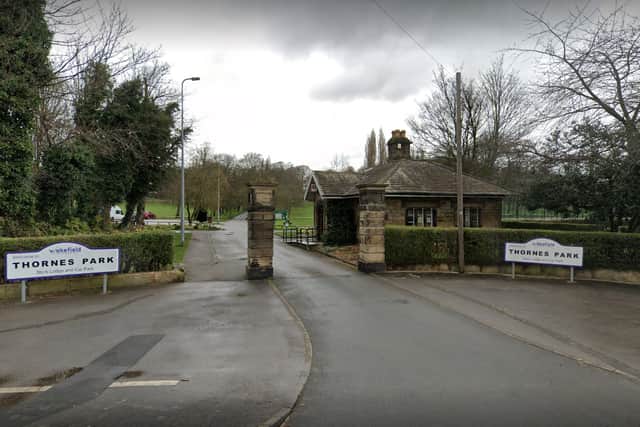 A woman in her thirties were the victim of a serious sexual offence in Thornes Park earlies this week. Picture by Google