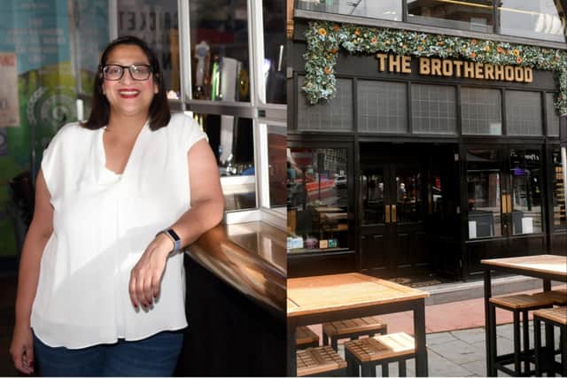 The Brotherhood is the brainchild of Seema Dhiman, who founded the sports bar in 2014. 