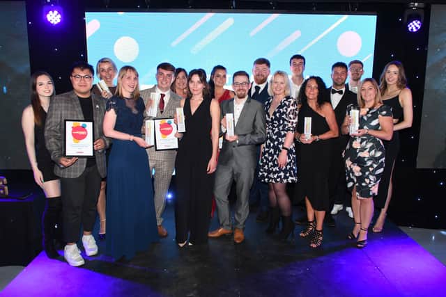 The winners of the West Yorkshire Apprenticeship Awards 2023 (Photo by Gerard Binks)
