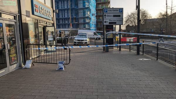 Greggs in Merrion Street was closed on Wednesday after being targeted in a burglary (Photo by Chiilli-Shop/FoodinatiUK)