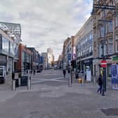 Bills was seen staggering around Briggate in the early hours trying to pick fights. (pic by National World)