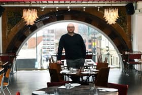 Director Jimbob Phillips, one of the four founders of Stuzzi, pictured in the Leeds restaurant (Photo by Jonathan Gawthorpe)