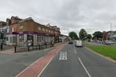 The crash was reported in Station Road, Cross Gates, Leeds, on January 26. Photo: Google.