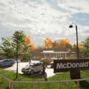 A CGI image of the proposed new McDonald's restaurant in Whinmoor. Picture by McDonalds