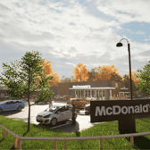 A CGI image of the proposed new McDonald's restaurant in Whinmoor. Picture by McDonalds
