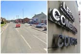 Mr Garner had left the Tesco store on Westerton Road when he was struck by Young's van. (pics by Google Maps and National World)