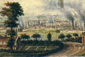 Leeds from Rope Hill circa 1827-31.