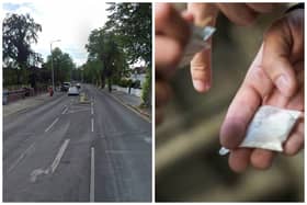 Miah was pulled over on Street Lane in Roundhay and found with hundreds of pounds worth of crack and heroin. (pic by Google Maps / National World)