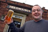 Cheers! Former Leeds RL star Garry Schofield at his new pub The Omnibus in September 2003.