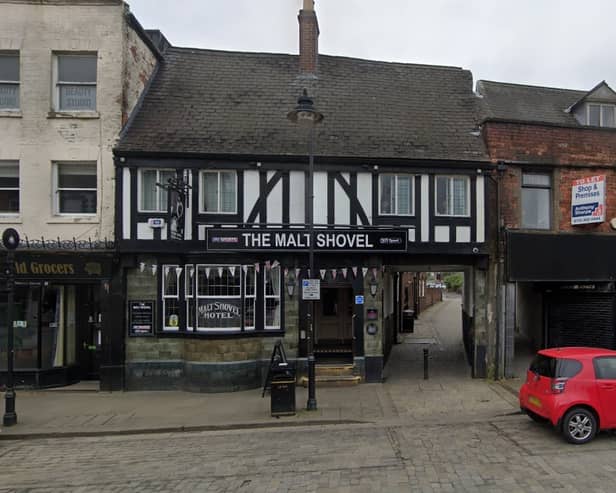 The Malt Shovel pub in Pontefract is set to reopen on Thursday, March 28. Picture: Google