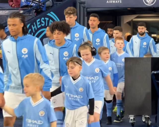 Luca was surprised with a trip to the Etihad, where he got to meet his idols earlier this week.